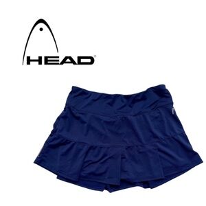 Women's Head Navy Blue Tennis Skirt Size Small